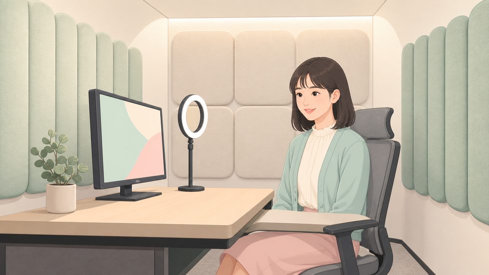 チャットレディの完全個室ルームの内装（新宿・東新宿の事務所）