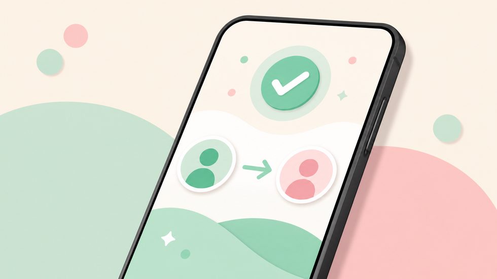 スマートフォンに表示された銀行振込の入金通知(チャットレディの日払い報酬イメージ)