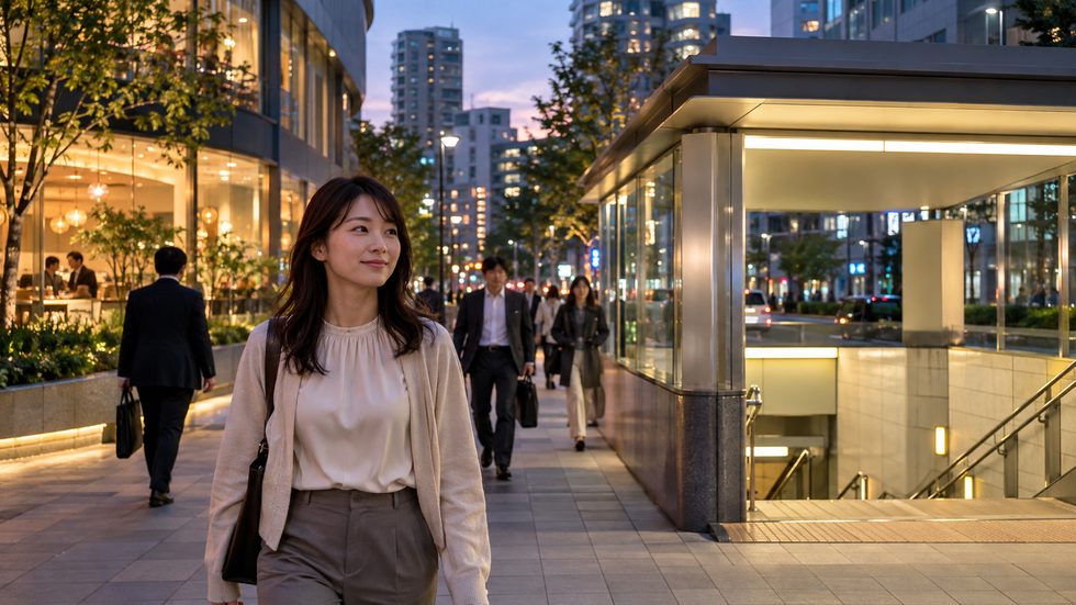 東新宿駅A2出口周辺の様子(新宿エリア・都心へのアクセス)