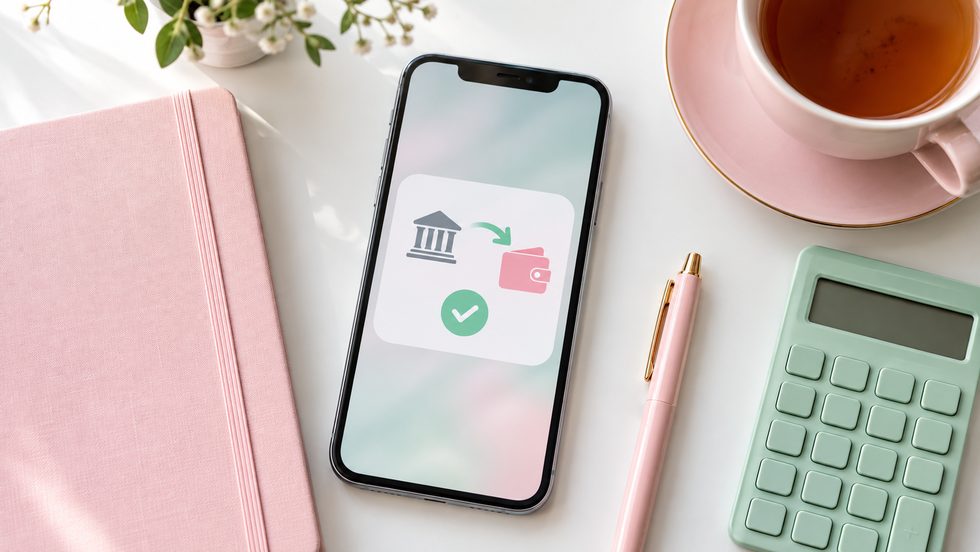 チャットレディの日払い報酬のイメージ（スマホの振込通知画面）