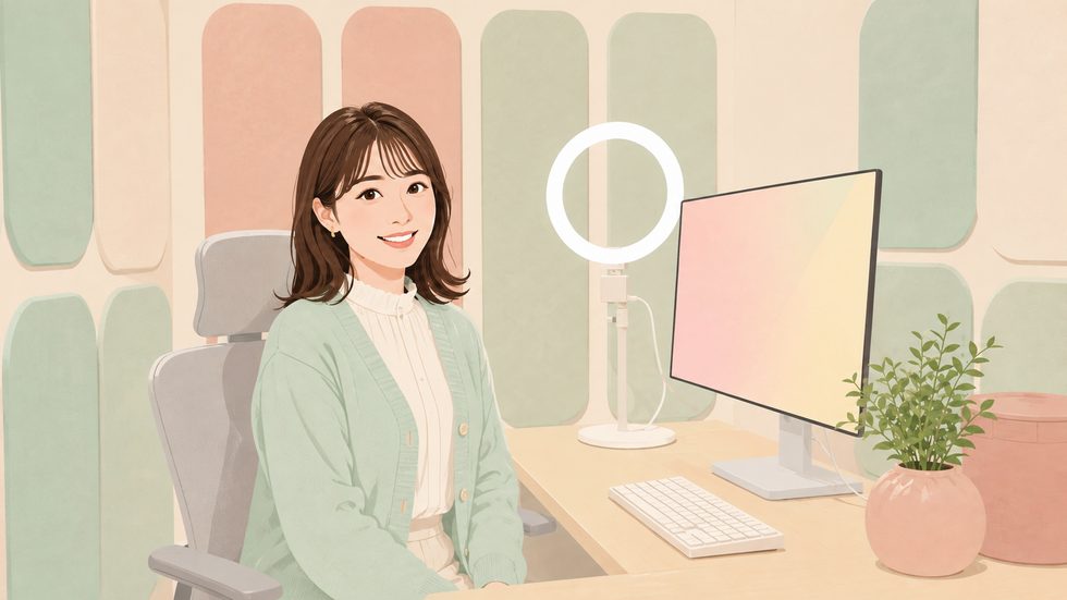 チャットレディの完全個室ルーム内装(東新宿の事務所)