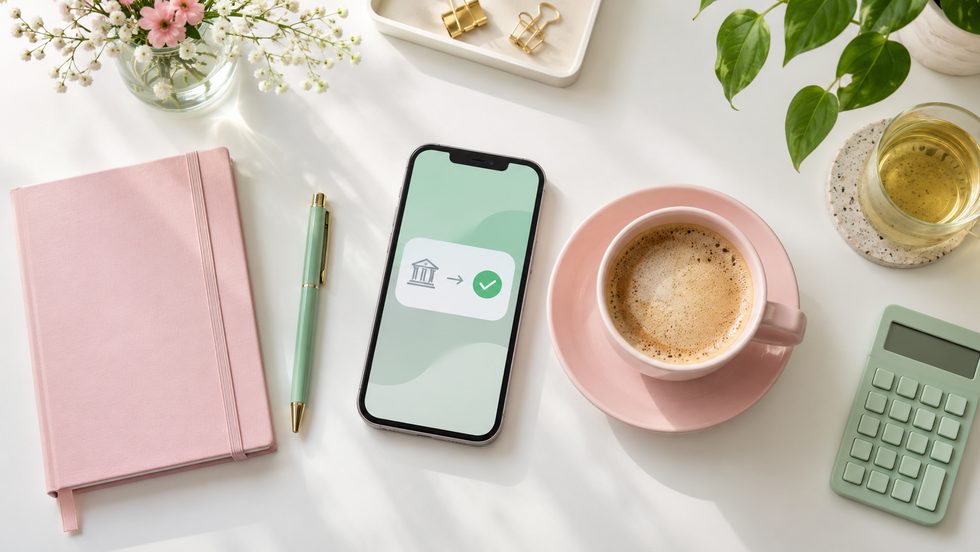 日払いの報酬が振込で入金されたスマートフォンの通知画面のイメージ