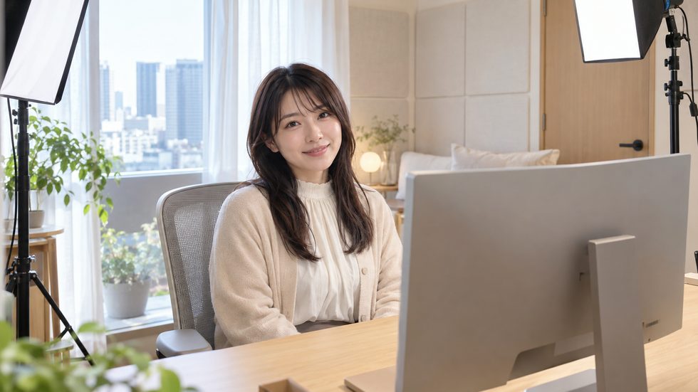 チャットレディの完全個室ルームの内装(新宿・東新宿の通勤事務所)